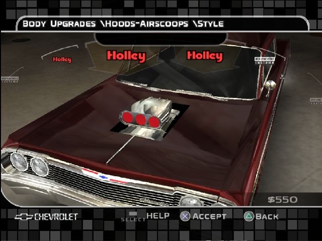 Midnight Club 3: DUB Edition Remix (PlayStation 2) screenshot: "Improving" look of my car