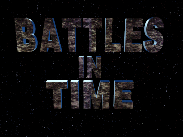 Battles in Time (DOS) screenshot: Title screen