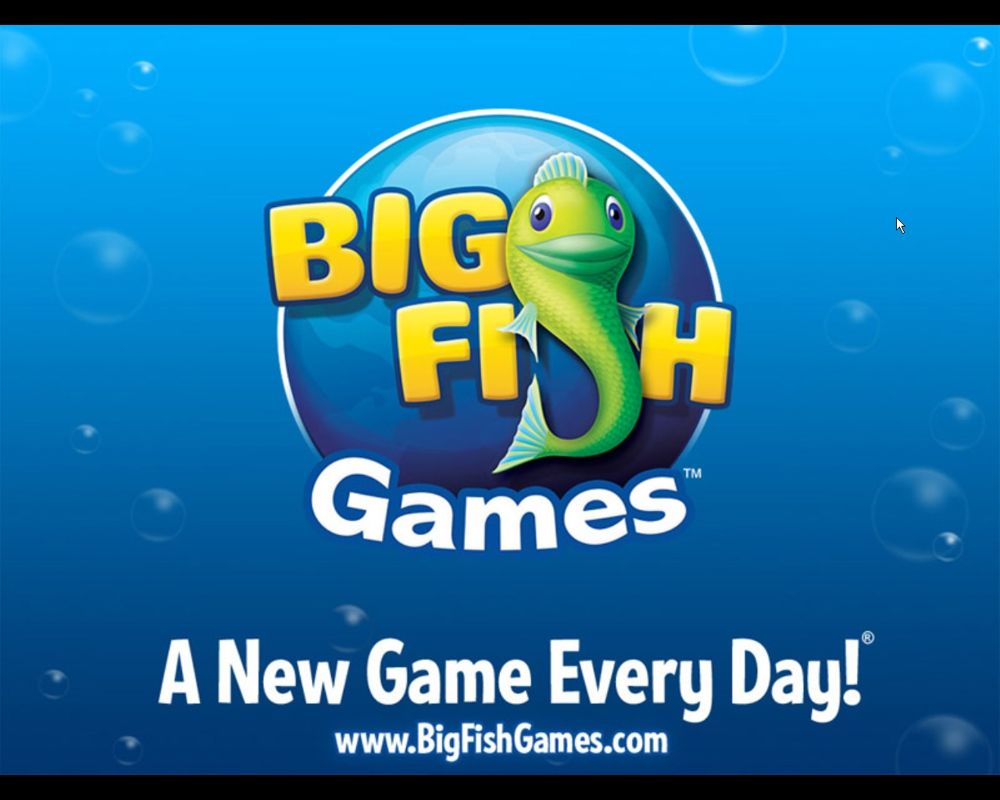 4 Elements II (Windows) screenshot: Big Fish Games splash screen