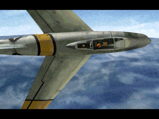 Sabre Ace: Conflict Over Korea (Windows) screenshot: Weather is fine (intro)