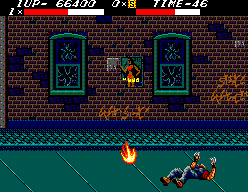 Streets of Rage (SEGA Master System) screenshot: and hes down