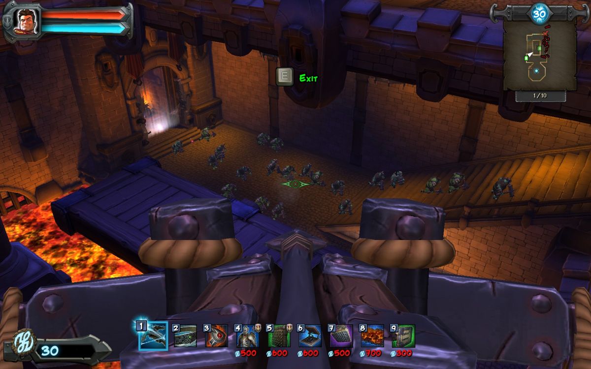 Orcs Must Die! (Windows) screenshot: Some levels allow you to take control of a