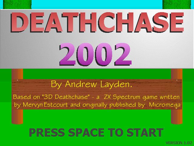 Deathchase 2002 (Windows) screenshot: Title screen