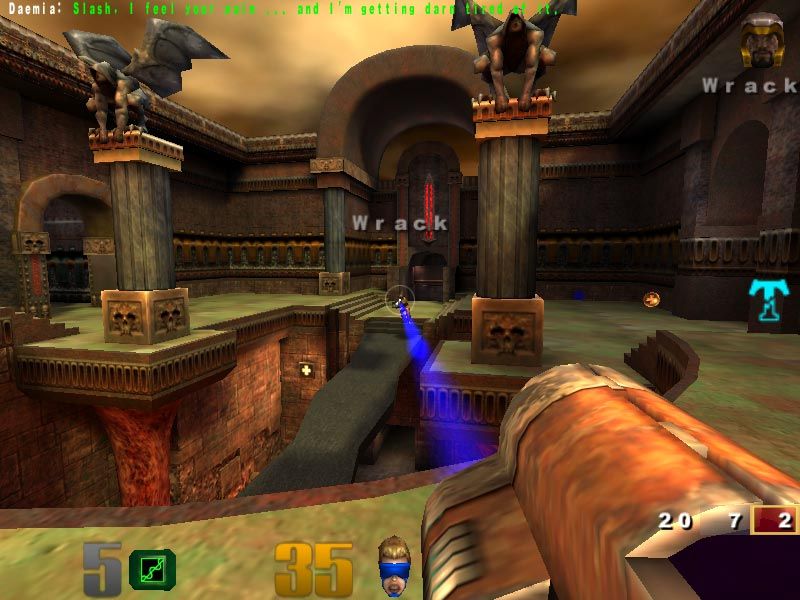 Quake III: Arena (Windows) screenshot: Gotcha!