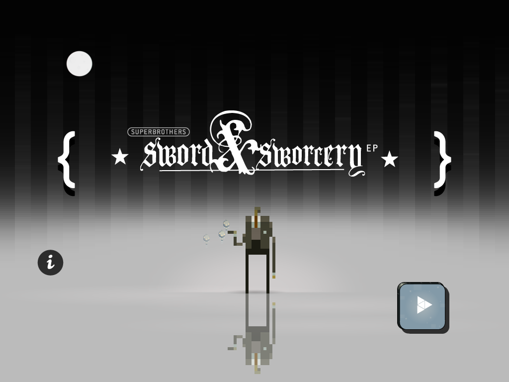 Superbrothers: Sword & Sworcery EP (iPad) screenshot: Title screen