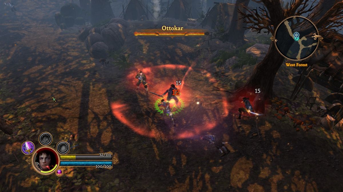 Dungeon Siege III (Windows) screenshot: That guy is quest related