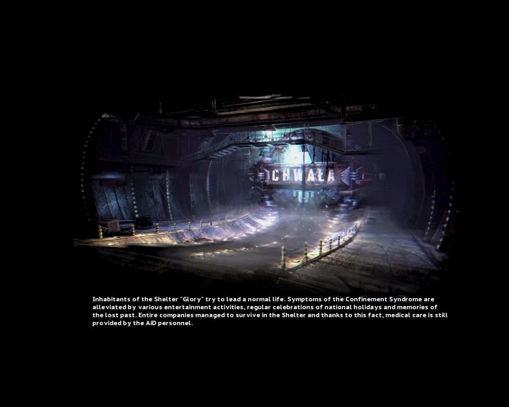 Afterfall: InSanity (Windows) screenshot: Chapter loading screen with some random background information.