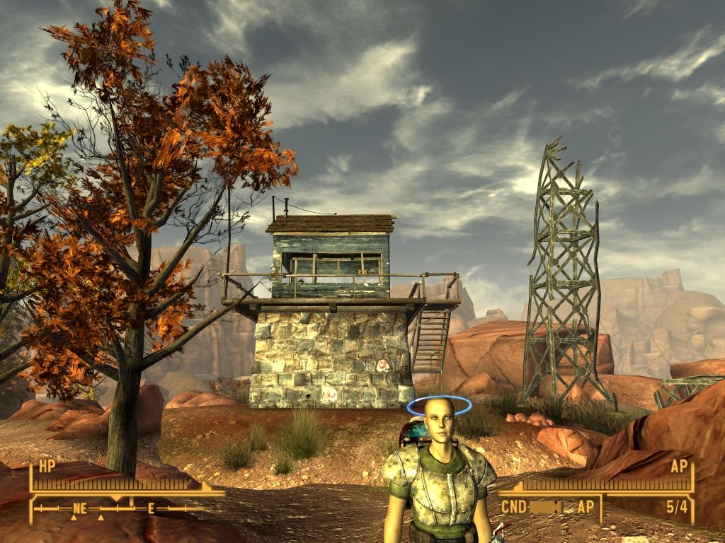 Fallout: New Vegas - Honest Hearts (Windows) screenshot: One of former ranger's outposts.