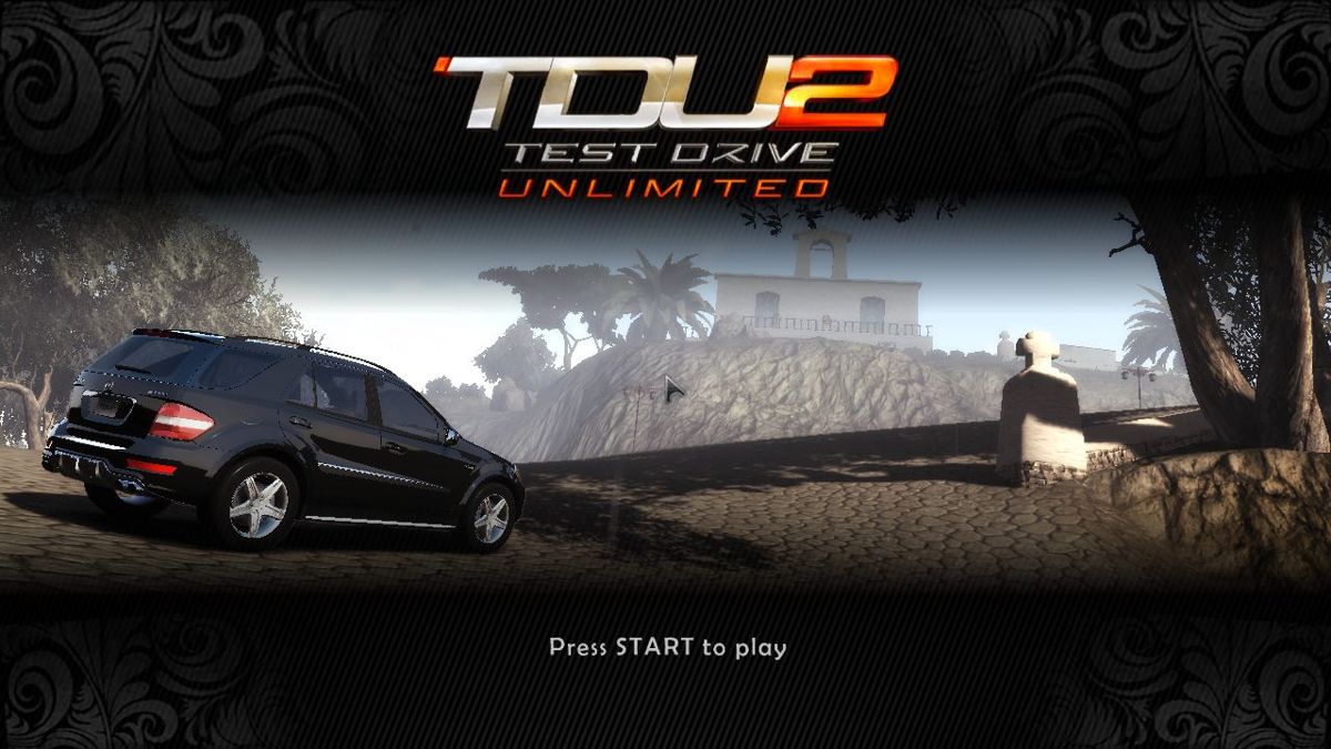 Test Drive Unlimited 2 (Windows) screenshot: The Title Screen