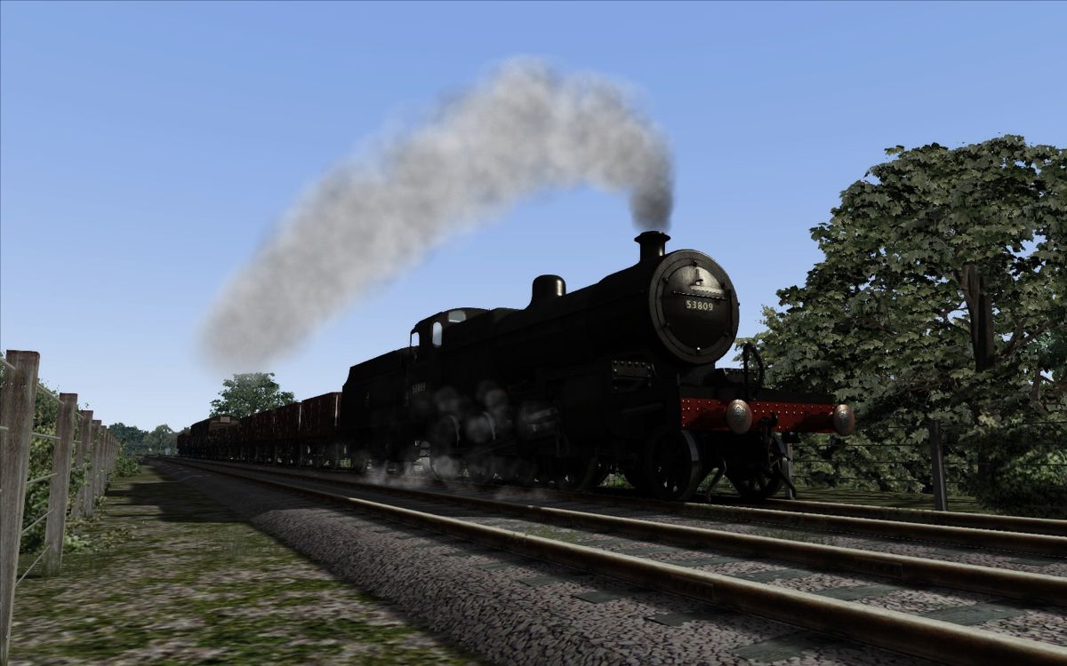 RailWorks (Windows) screenshot: (RailWorks 3: Train Simulator 2012) Track view of Steamer