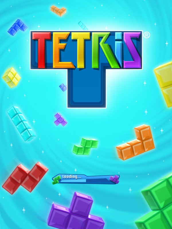 Tetris (iPad) screenshot: Loading Screen