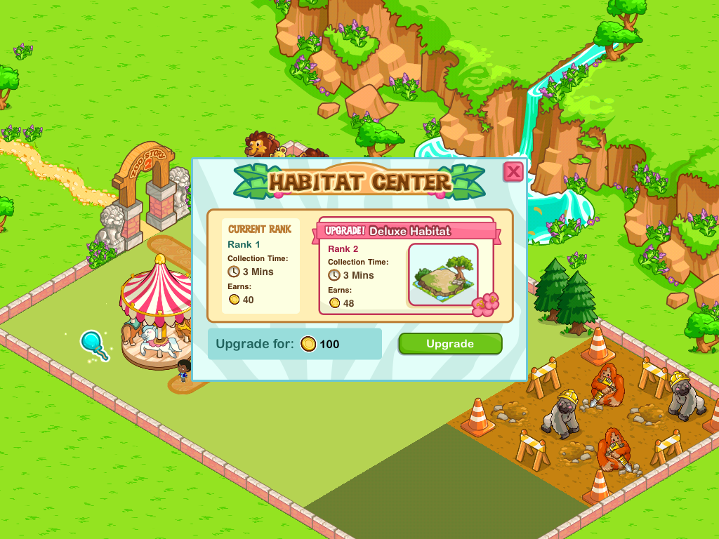 Zoo Story 2 (iPad) screenshot: Habitat considerations