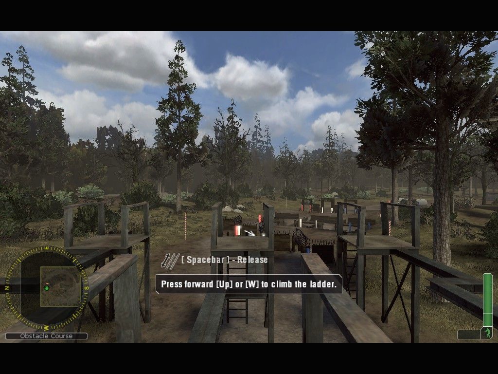 America's Army 3 (Windows) screenshot: On the obstacle course