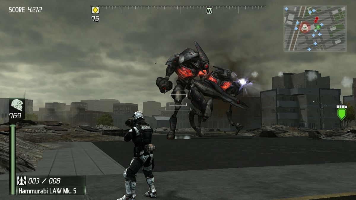 Earth Defense Force: Insect Armageddon (Windows) screenshot: Now 2 Hectors.