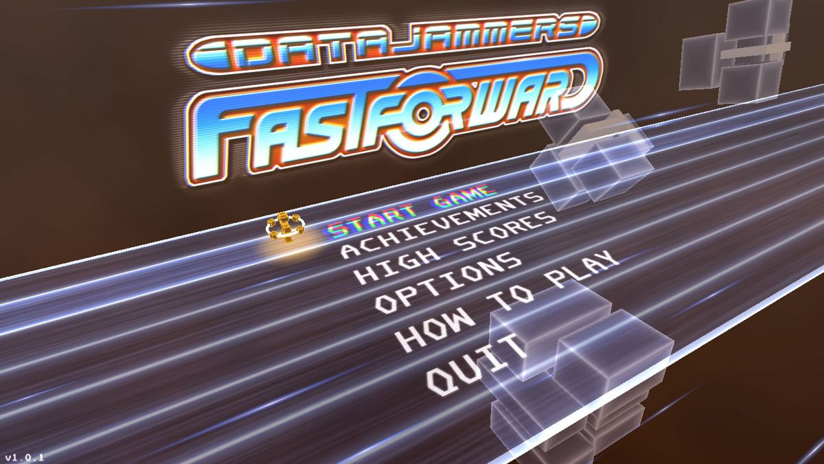 Data Jammers: FastForward (Windows) screenshot: Main menu