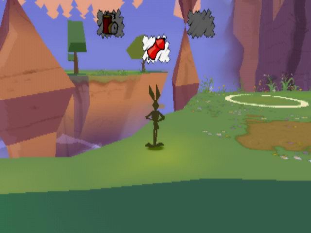 Looney Tunes: Sheep Raider (PlayStation) screenshot: Hmm... that's what I'm looking for!