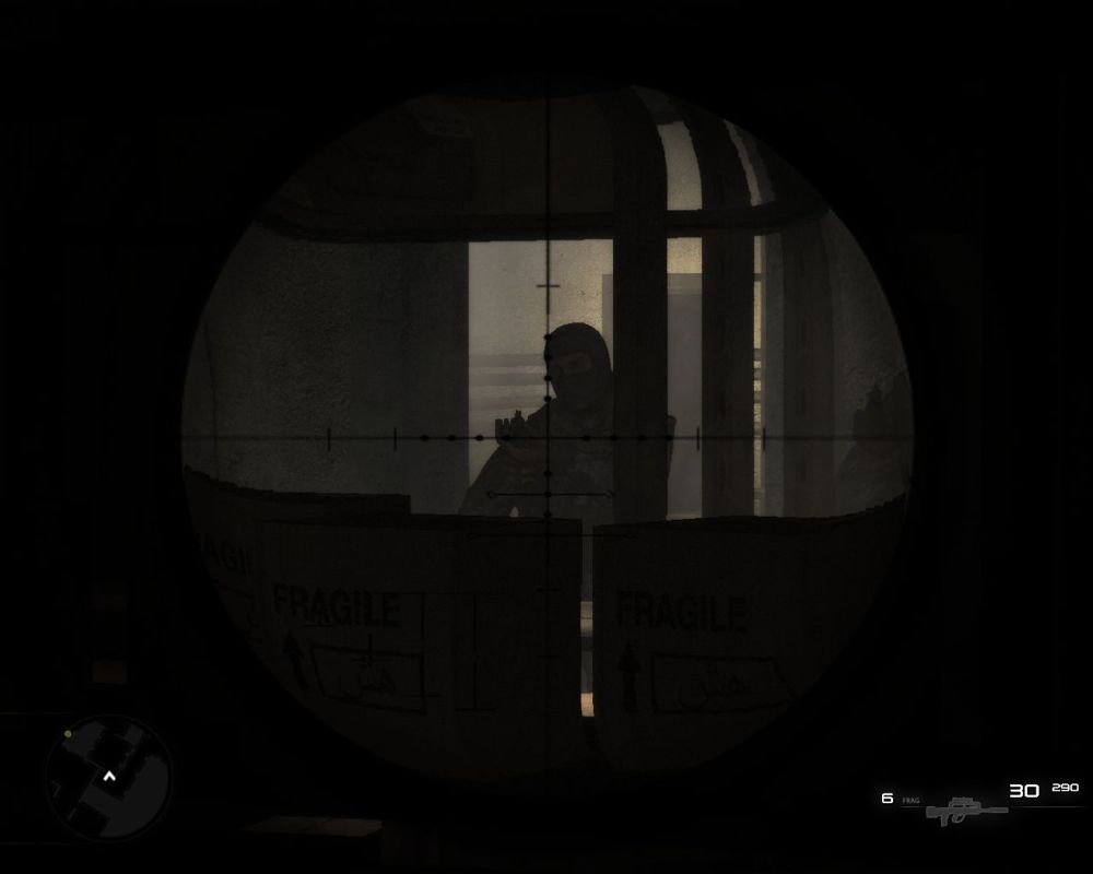 Code of Honor 3: Desperate Measures (Windows) screenshot: Freeze!
