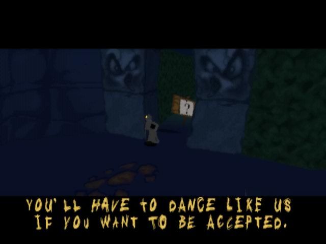 Looney Tunes: Sheep Raider (PlayStation) screenshot: There is no way!