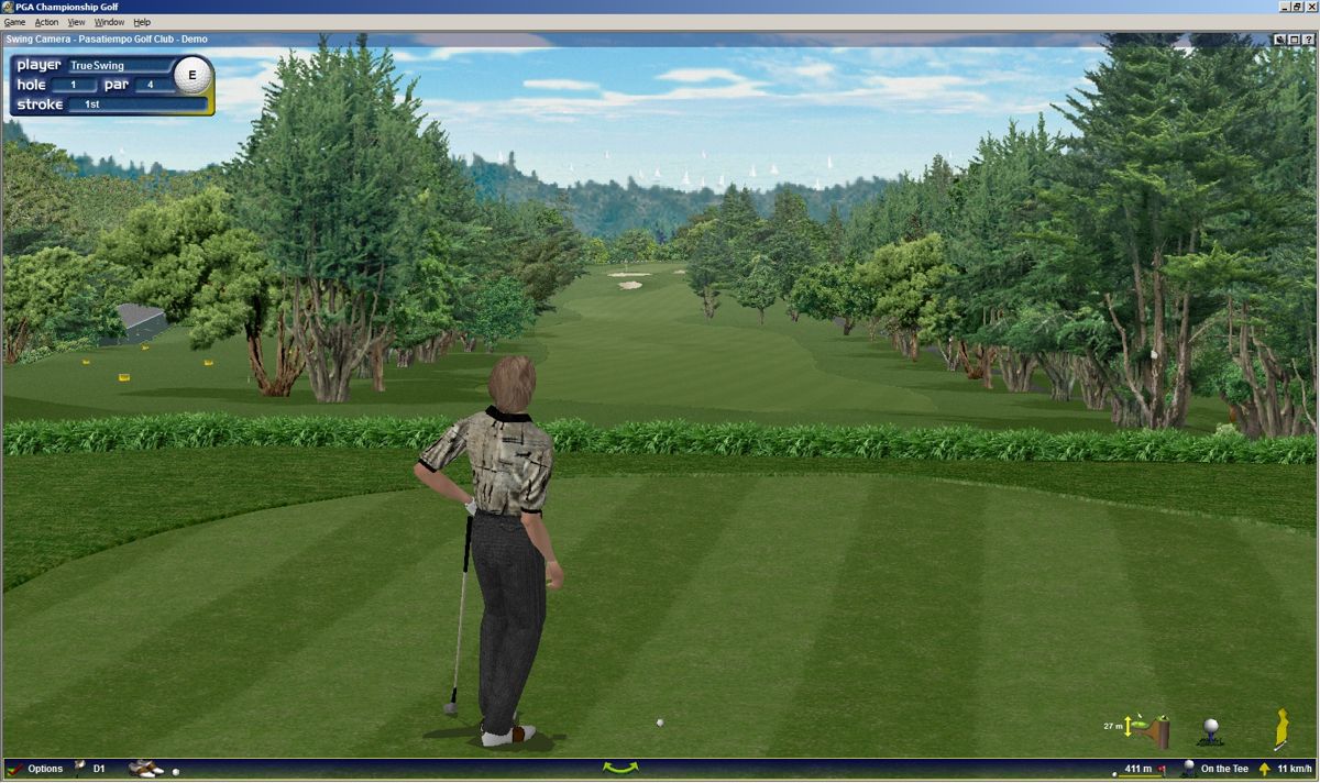 PGA Championship Golf 2000 (Windows) screenshot: Tee off