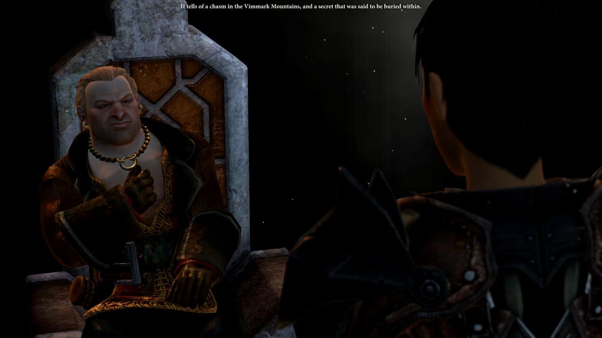 Dragon Age II: Legacy (Windows) screenshot: Like the main game, the story is told in retrospective