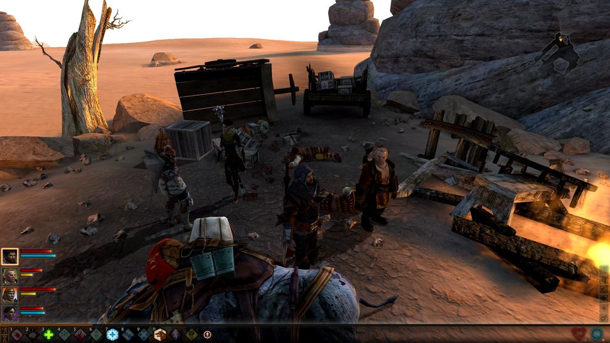 Dragon Age II: Legacy (Windows) screenshot: The starting location in the open