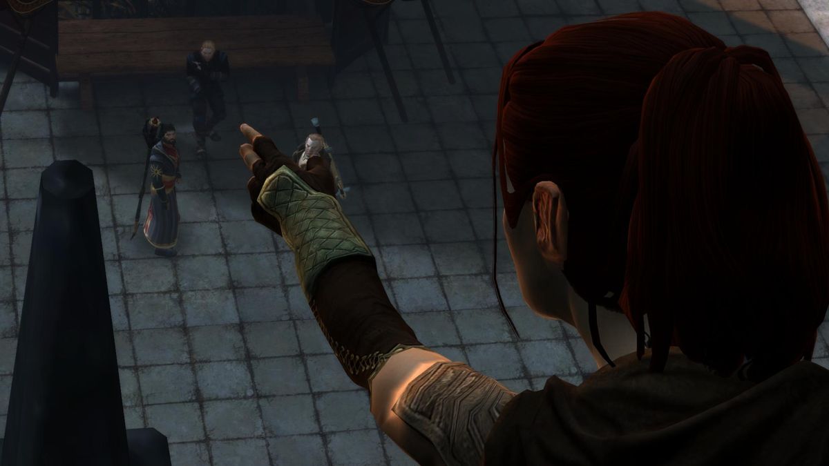 Dragon Age II: Mark of the Assassin (Windows) screenshot: Tallia makes her entry