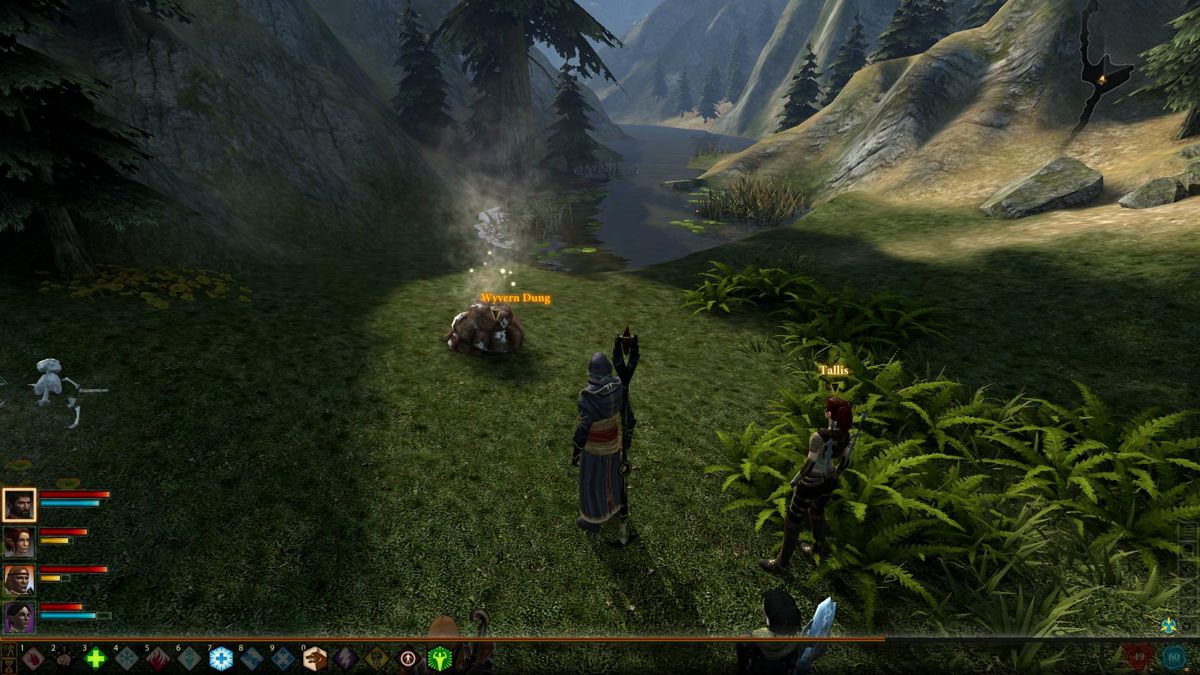 Dragon Age II: Mark of the Assassin (Windows) screenshot: A tasty way to complete a side quest