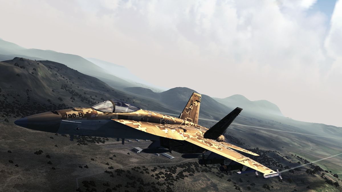 JASF: Jane's Advanced Strike Fighters (Xbox 360) screenshot: F/A-18E Super Hornet