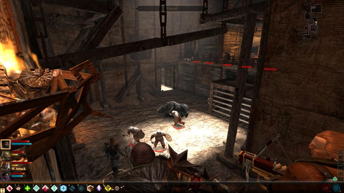 Dragon Age II: Legacy (Windows) screenshot: An ambush