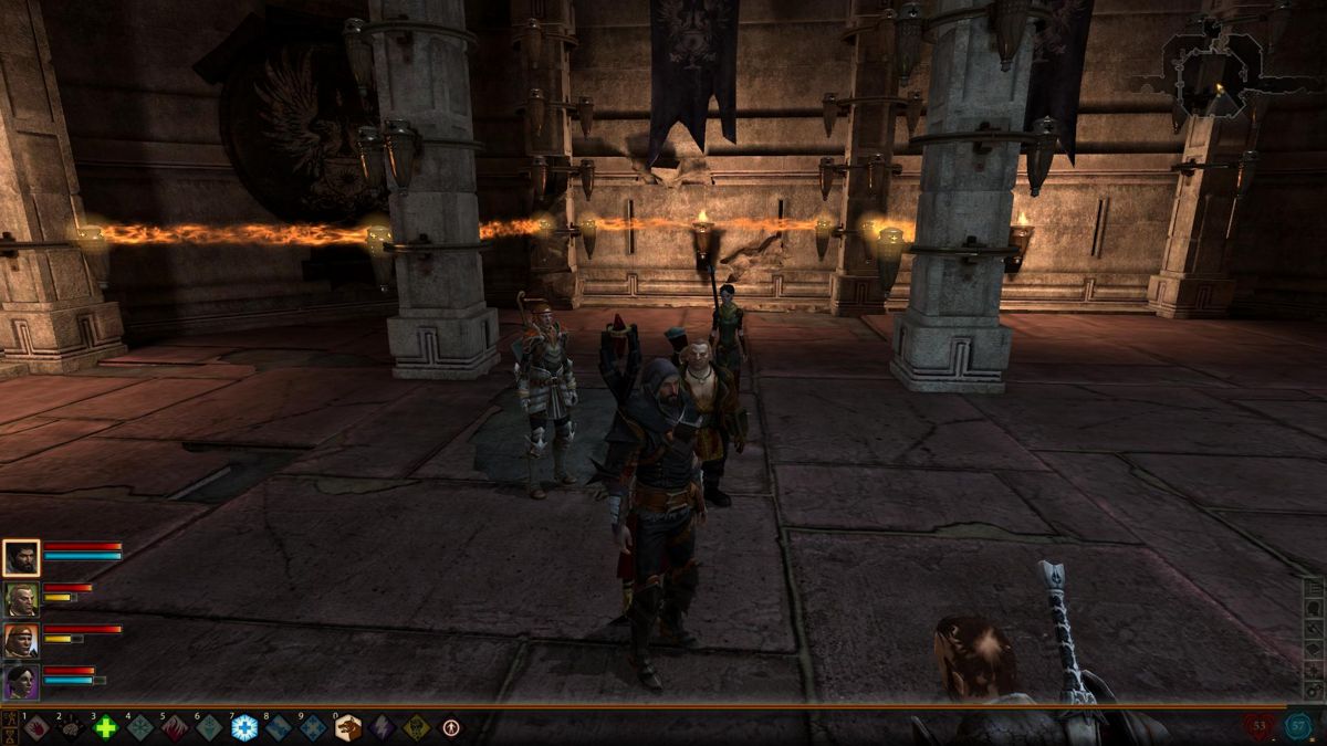Dragon Age II: Legacy (Windows) screenshot: A puzzle - which one the player has to solve, depends on a choice beforehand
