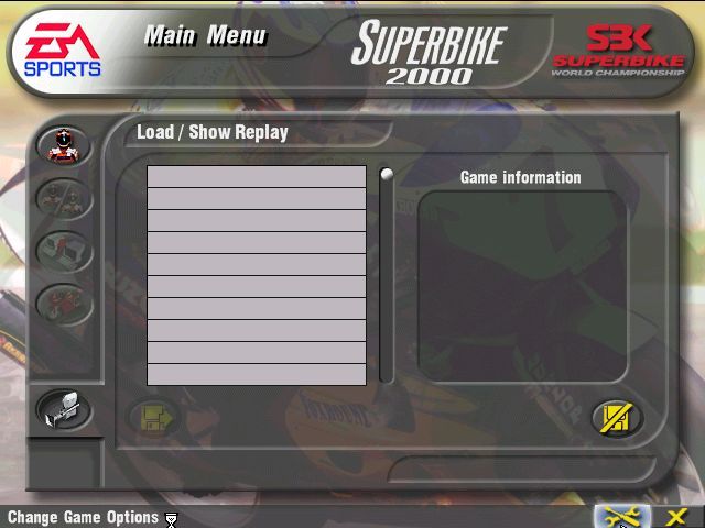 Superbike 2000 (Windows) screenshot: The game allows the race to be recorded and played back