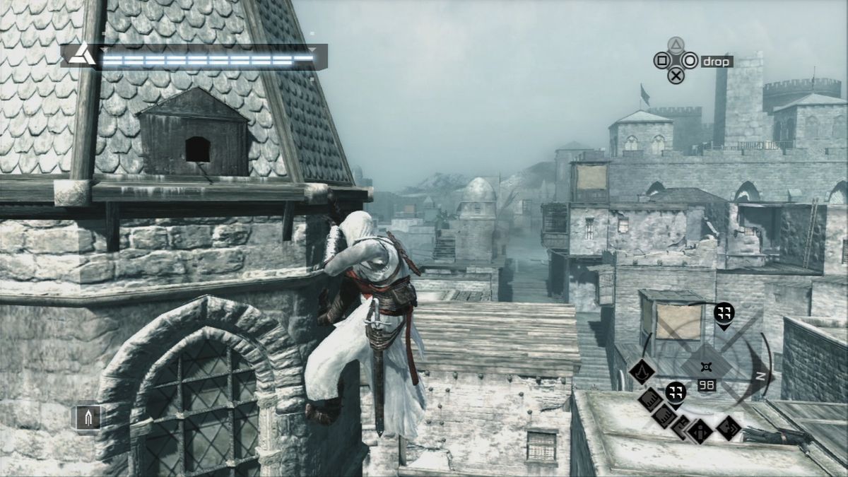 Assassin's Creed (PlayStation 3) screenshot: If it's there, you can climb it.
