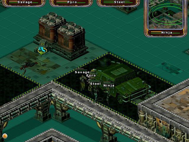 Abomination (Windows) screenshot: Inside enemy facility