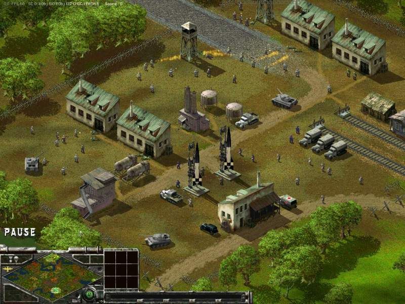 Sudden Strike (Windows) screenshot: Game shot