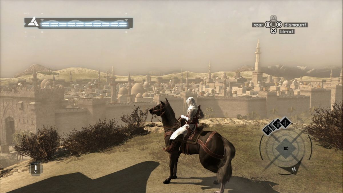 Assassin's Creed (PlayStation 3) screenshot: Arriving at the city of Damascus.