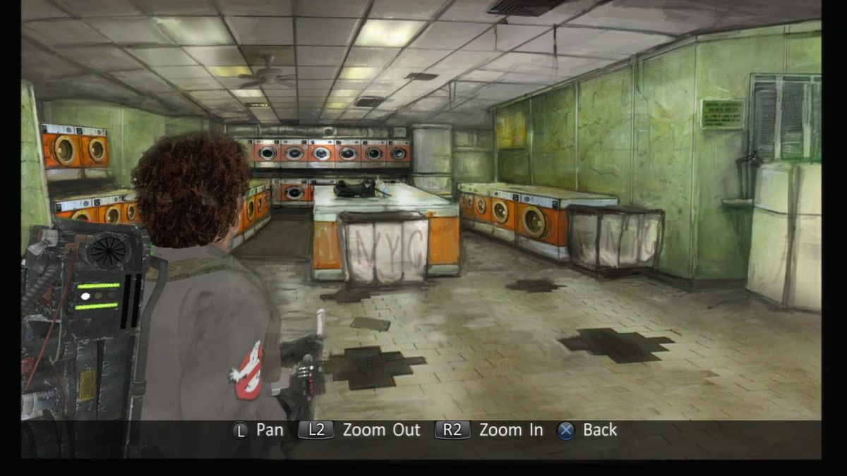 Ghostbusters: The Video Game (PlayStation 3) screenshot: There are many unlockable making-of arts and videos.