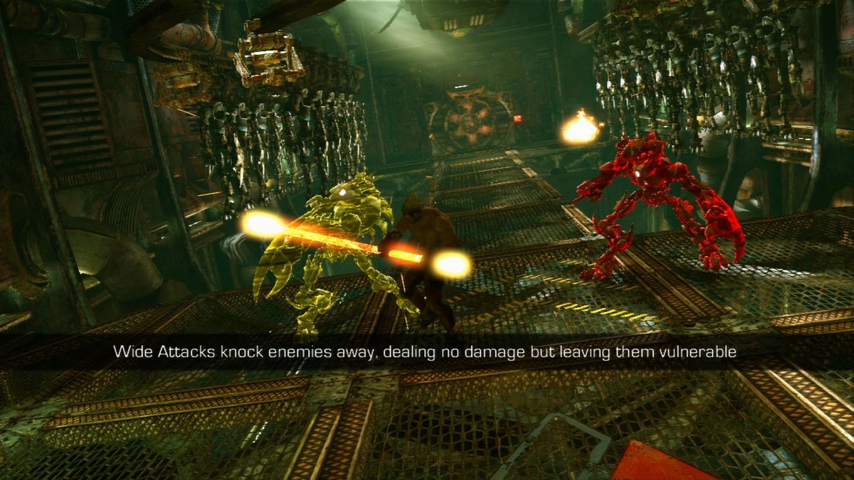 Enslaved: Odyssey to the West (PlayStation 3) screenshot: First chapter serves as an introductory and gets you familiar with the basic movement and combat controls.