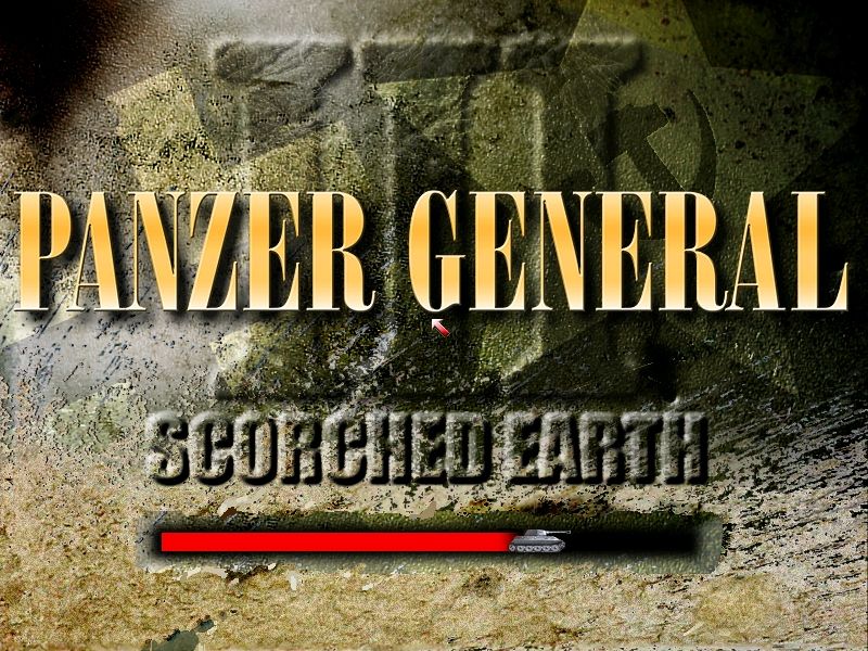 Panzer General III: Scorched Earth (Windows) screenshot: Title loading screen