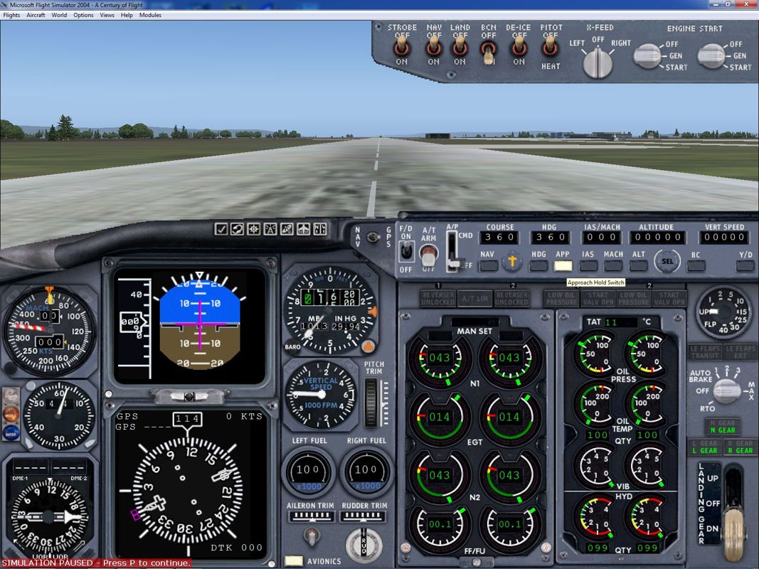 Screenshot of Microsoft Flight Simulator 2004: A Century of Flight