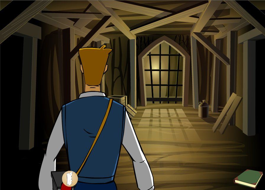 Arcane: Online Mystery Serial - The Miller Estate Episode 4 (Browser) screenshot: Playing as Prescott, inside his... story