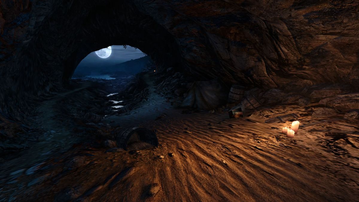 Dear Esther (Windows) screenshot: The end of the caves