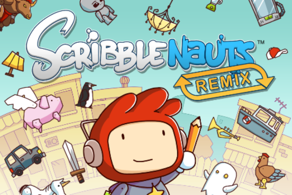 Scribblenauts Remix (iPhone) screenshot: Title screen