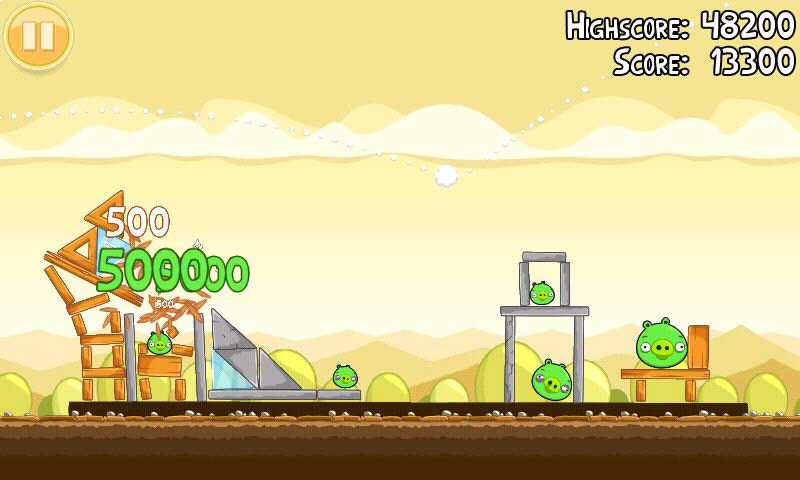 Screenshot of Angry Birds (Android, 2009) - MobyGames