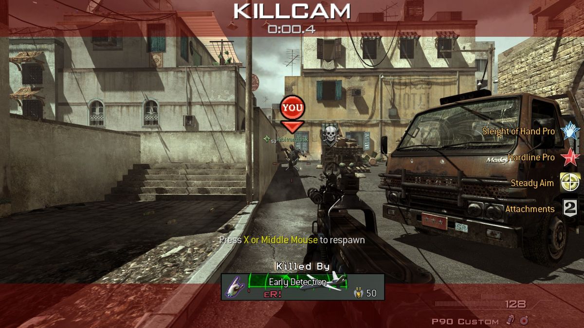 Call of Duty: MW3 (Windows) screenshot: As does the signature Kill Cam seen here