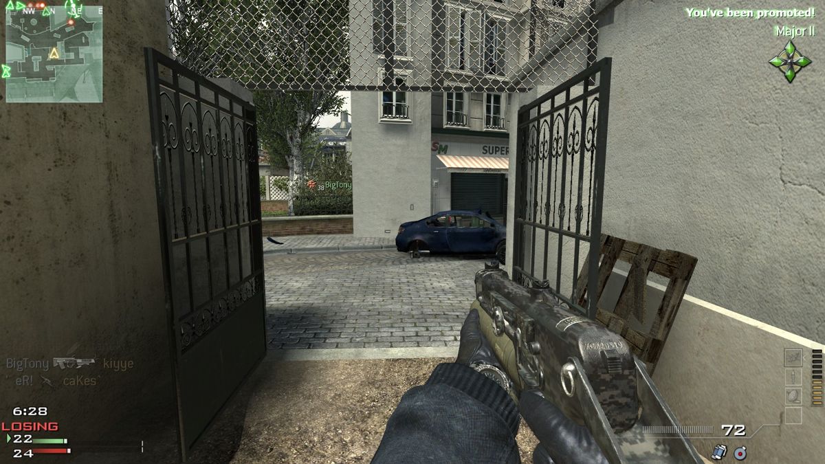 Call of Duty: MW3 (Windows) screenshot: Rank Up