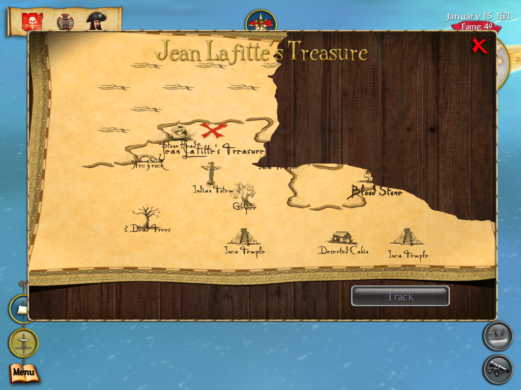 Screenshot of Sid Meier's Pirates!: Live the Life (iPad, 2004) - MobyGames