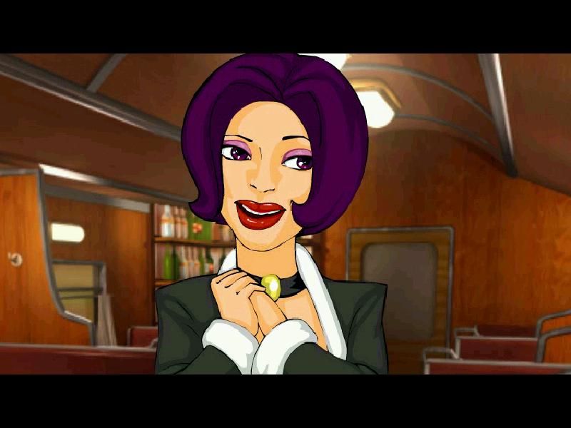 Archie Barrel - Case #2: Casino Golden Palace (Windows) screenshot: Beautiful woman asks for help (intro)