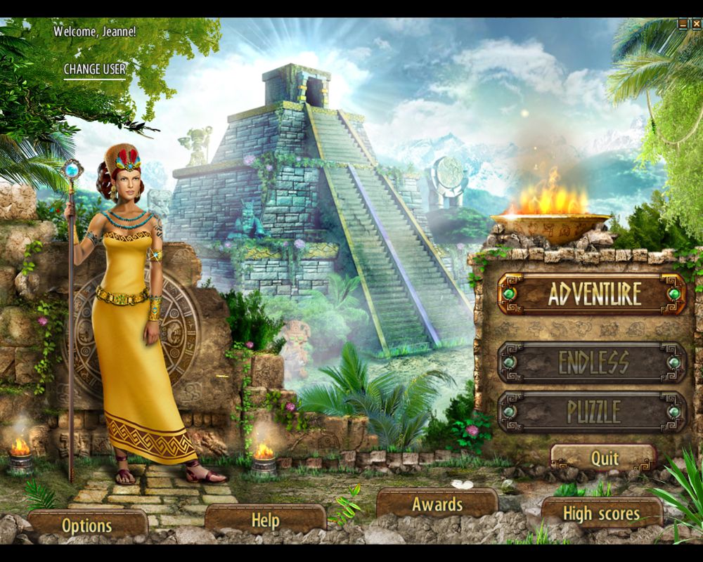 Screenshot of The Treasures of Montezuma 2 (Windows, 2009) - MobyGames