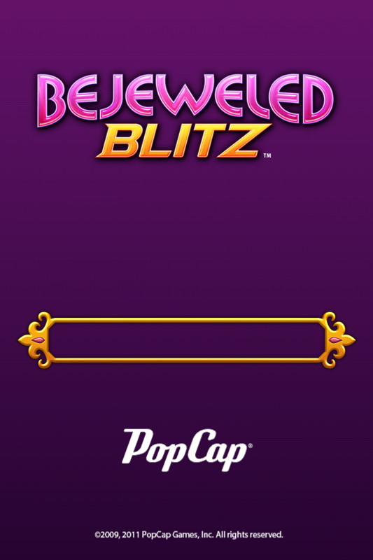 Bejeweled: Blitz (iPhone) screenshot: Loading screen