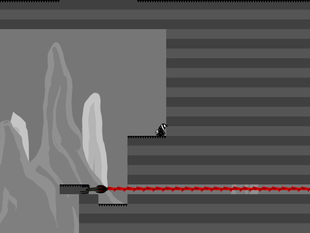 The Fourth Wall (Windows) screenshot: Find a way to get past the laser beam.